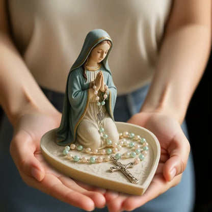 (🎁Last Day 49% OFF)🔥Virgin Mary Rosary Holder - ⌛Limited Handmade Series