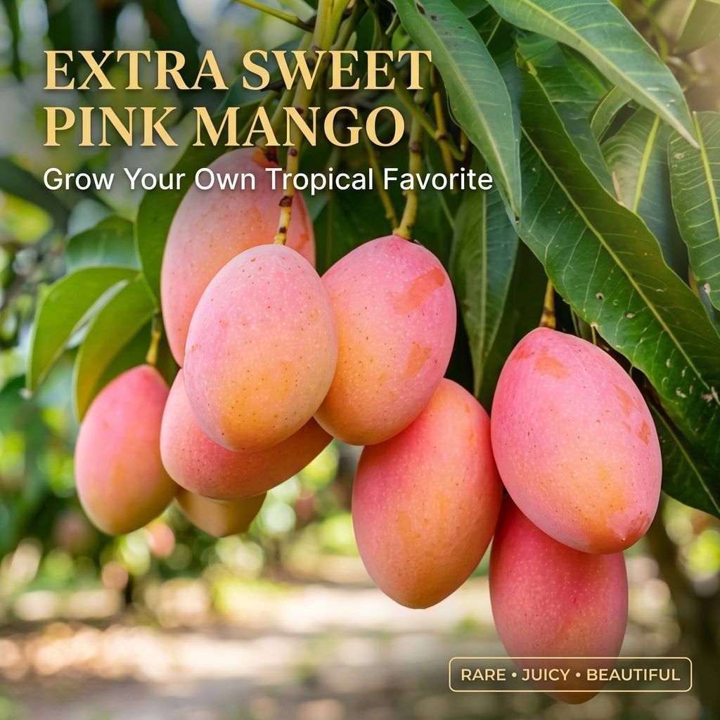 🌸 Grow Your Own Pink Mango Tree — Rare, Sweet & Worth the Wait