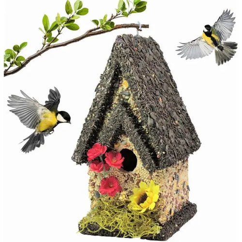🐦 Edible Bird Feeder House