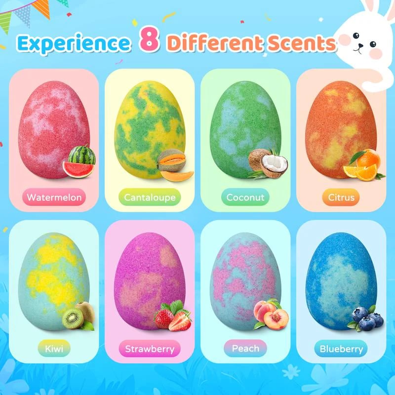 🐣🐰 BunnyBurst Surprise Bath Bombs for Kids