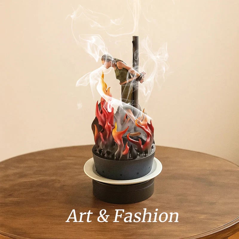 “Keep It Cool” Handpainted Colored Incense Burner