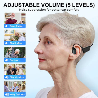 👂Revitalize your ears again 🔥New Year Sale!💖Natravor™ Bone Conduction Smart Hearing Aid Bluetooth Earphones