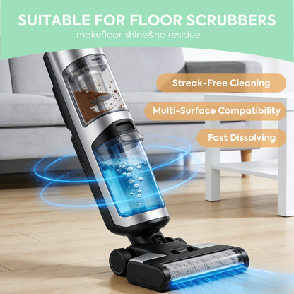Tabletas de Limpieza para Pisos Eficientes: Solución Multi-Superficie (Aroma a Limón)