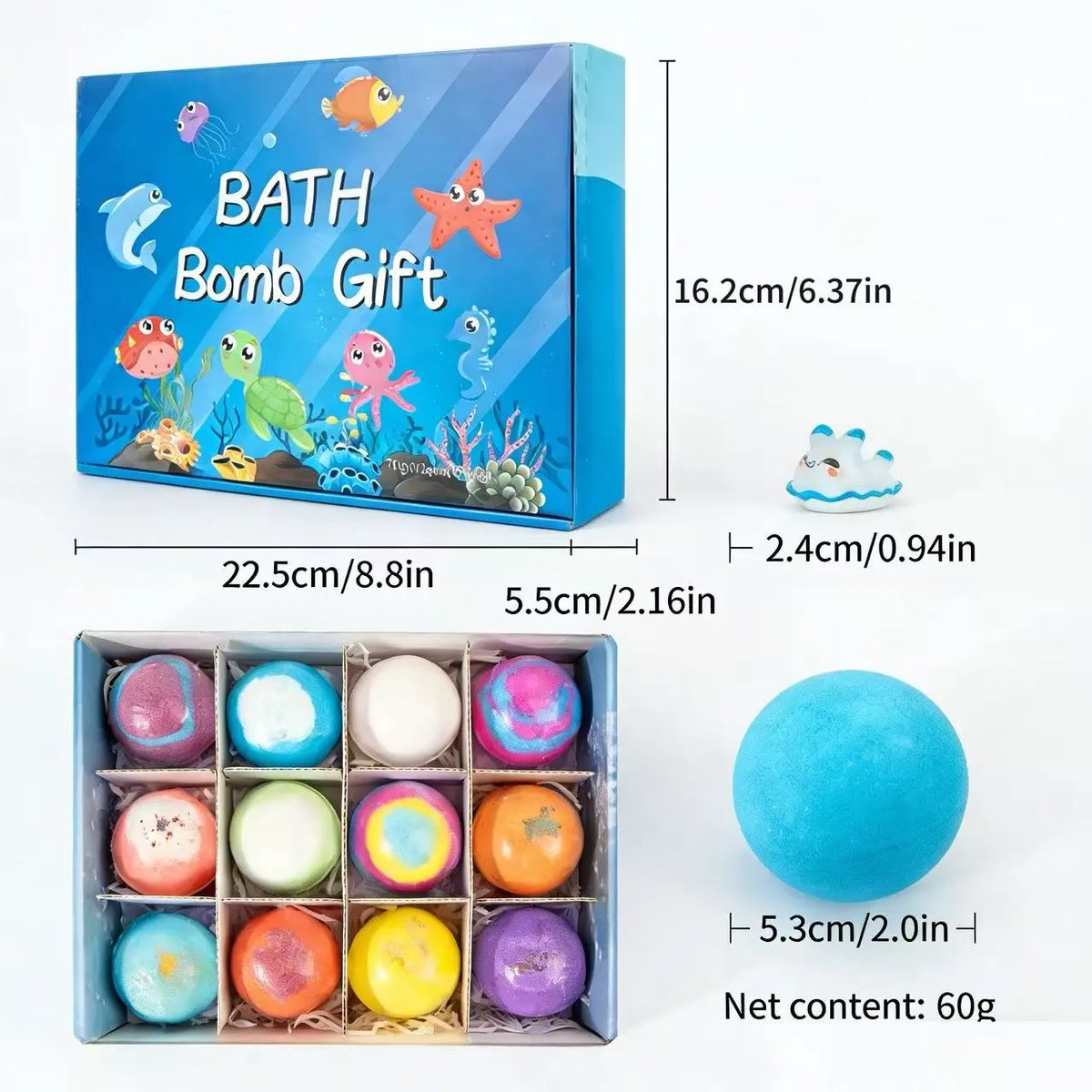 SurpriseHatch™ Bath Bombs – 20 Pack with Surprise for Kids