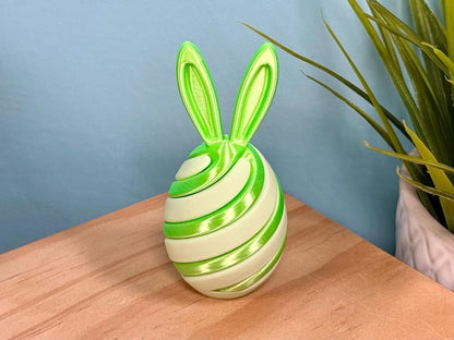 🔥Last Day Promotion! 🐰3D Printed Easter Egg Fidget Toy | Bunny Swirl Easter Basket