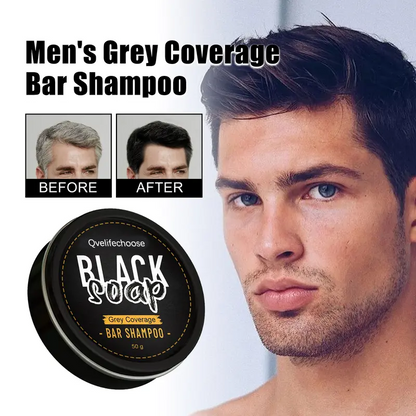 Men’s Hair Nourishing Soap – Reverse Gray Hair & Boost Shine