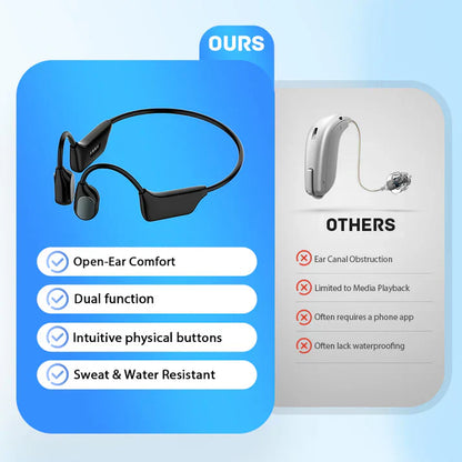 👂Revitalize your ears again 🔥New Year Sale!💖Natravor™ Bone Conduction Smart Hearing Aid Bluetooth Earphones