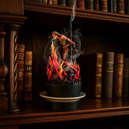 “Keep It Cool” Handpainted Colored Incense Burner