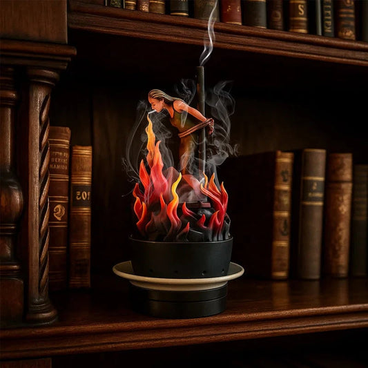 “Keep It Cool” Handpainted Colored Incense Burner