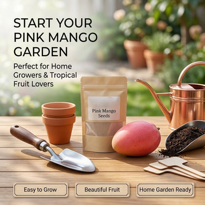🌸 Grow Your Own Pink Mango Tree — Rare, Sweet & Worth the Wait