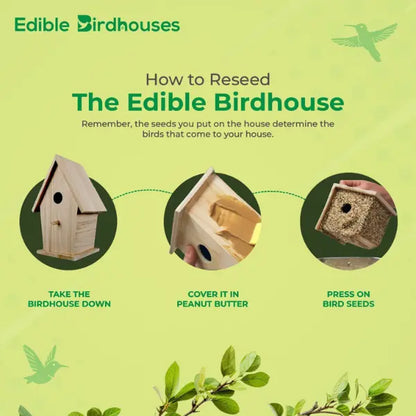 🐦 Edible Bird Feeder House