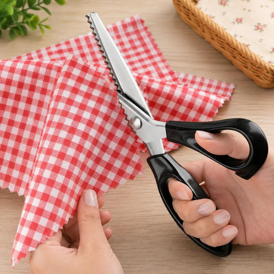 Pinking Shears + Stainless Steel + Sharp + Zig Zag + Sewing + DIY Crafts