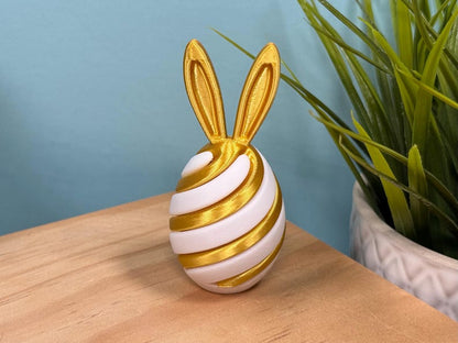 🔥Last Day Promotion! 🐰3D Printed Easter Egg Fidget Toy | Bunny Swirl Easter Basket