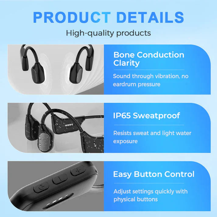 👂Revitalize your ears again 🔥New Year Sale!💖Natravor™ Bone Conduction Smart Hearing Aid Bluetooth Earphones