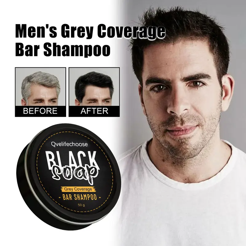 Men’s Hair Nourishing Soap – Reverse Gray Hair & Boost Shine