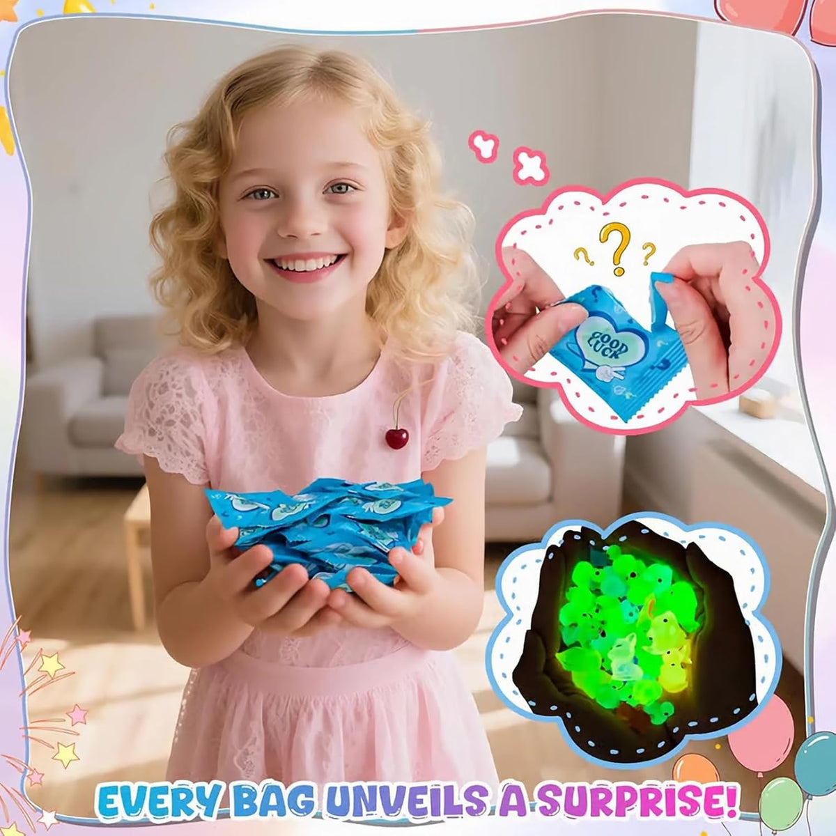 Glow-in-the-Dark Mystery Mini Animal Blind Bags