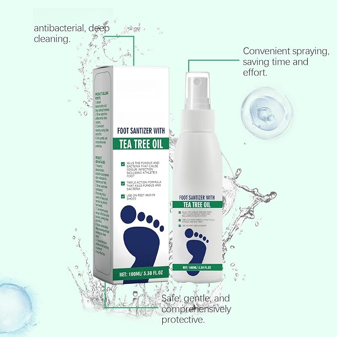 Tea Tree Oil Foot Odor & Hygiene Spray