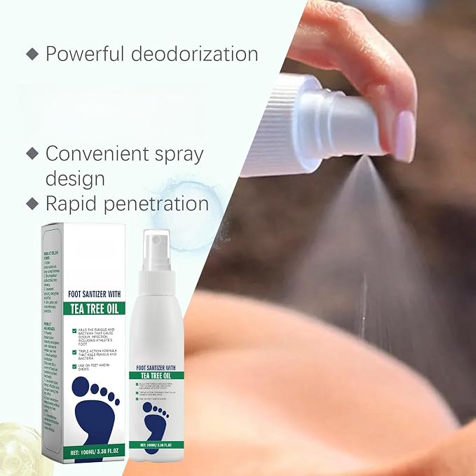 Tea Tree Oil Foot Odor & Hygiene Spray