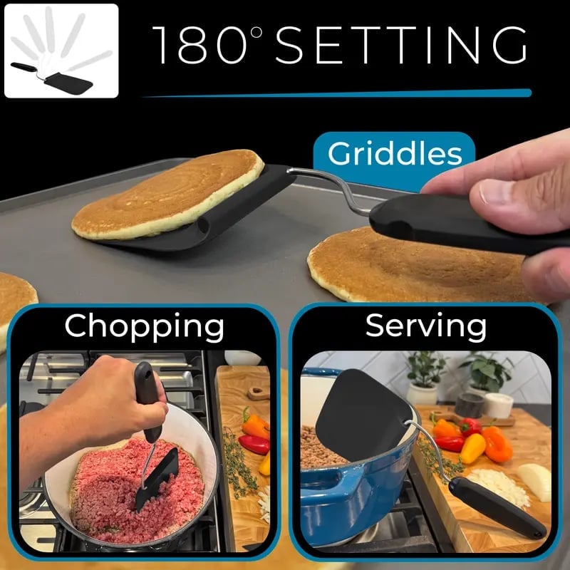 🔥HOT SALE - 49% OFF-Adjustable Angle PPSU Spatula -A must have kitchen gadget!🍳