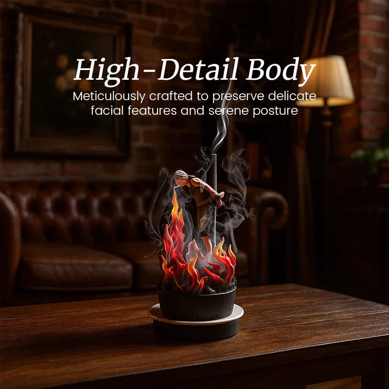 “Keep It Cool” Handpainted Colored Incense Burner