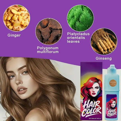 Vibrant Pump Hair Dye | Easy At-Home Hair Color | 4 Stunning Shades (6.8 fl oz)