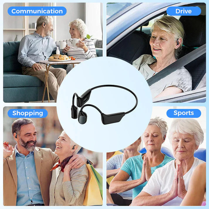 👂Revitalize your ears again 🔥New Year Sale!💖Natravor™ Bone Conduction Smart Hearing Aid Bluetooth Earphones