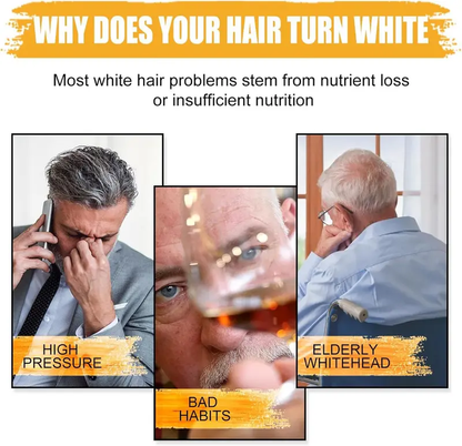 Men’s Hair Nourishing Soap – Reverse Gray Hair & Boost Shine