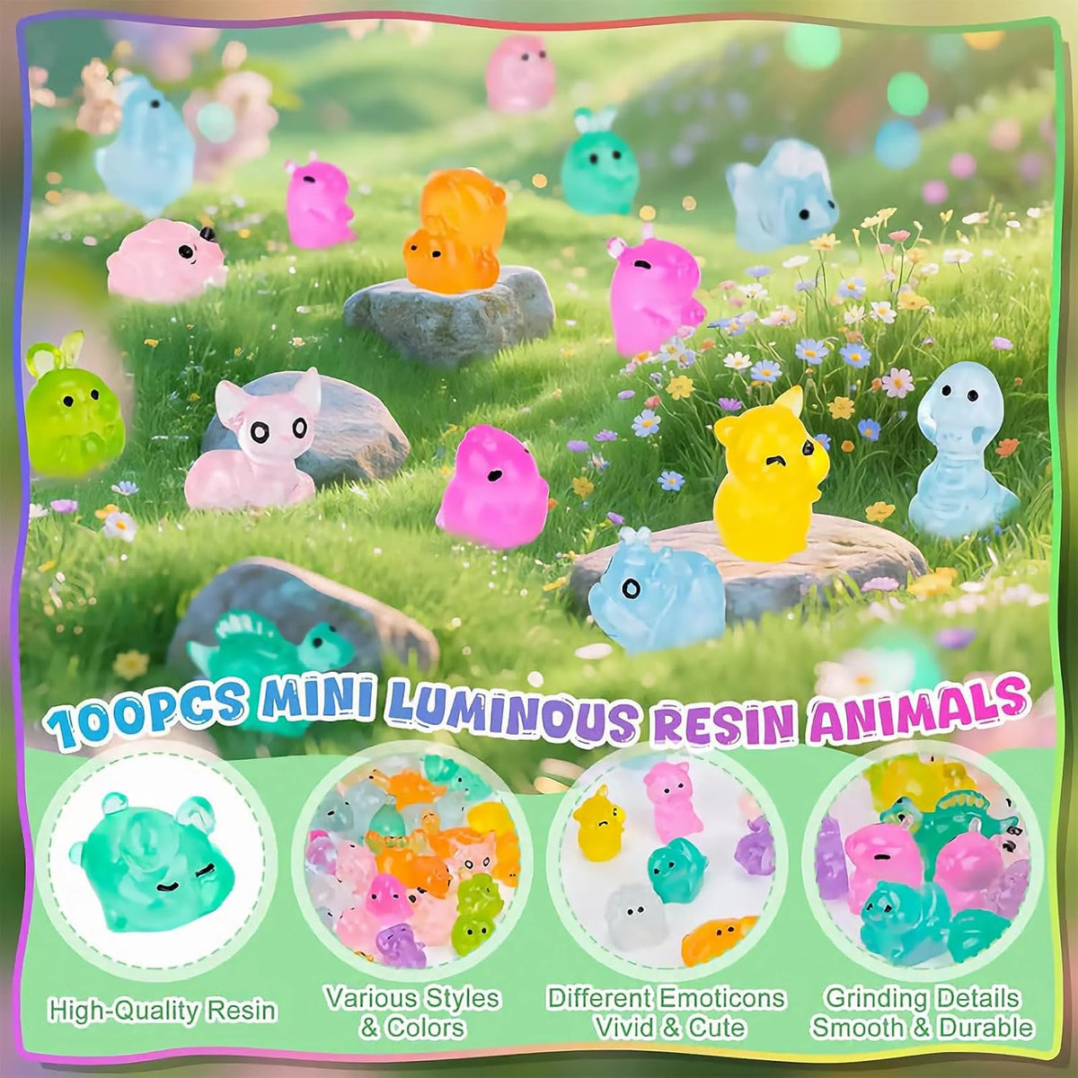 Glow-in-the-Dark Mystery Mini Animal Blind Bags