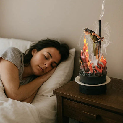 “Keep It Cool” Handpainted Colored Incense Burner