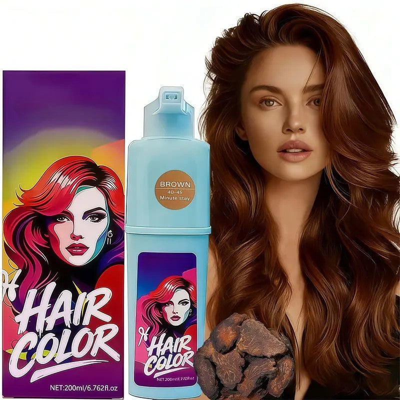Vibrant Pump Hair Dye | Easy At-Home Hair Color | 4 Stunning Shades (6.8 fl oz)