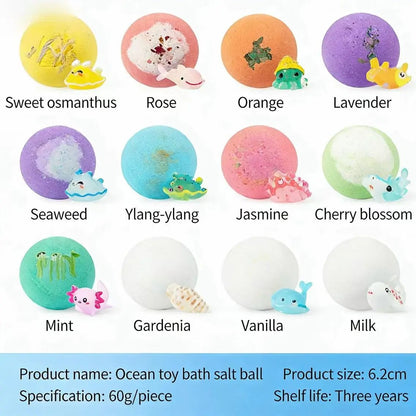 SurpriseHatch™ Bath Bombs – 20 Pack with Surprise for Kids