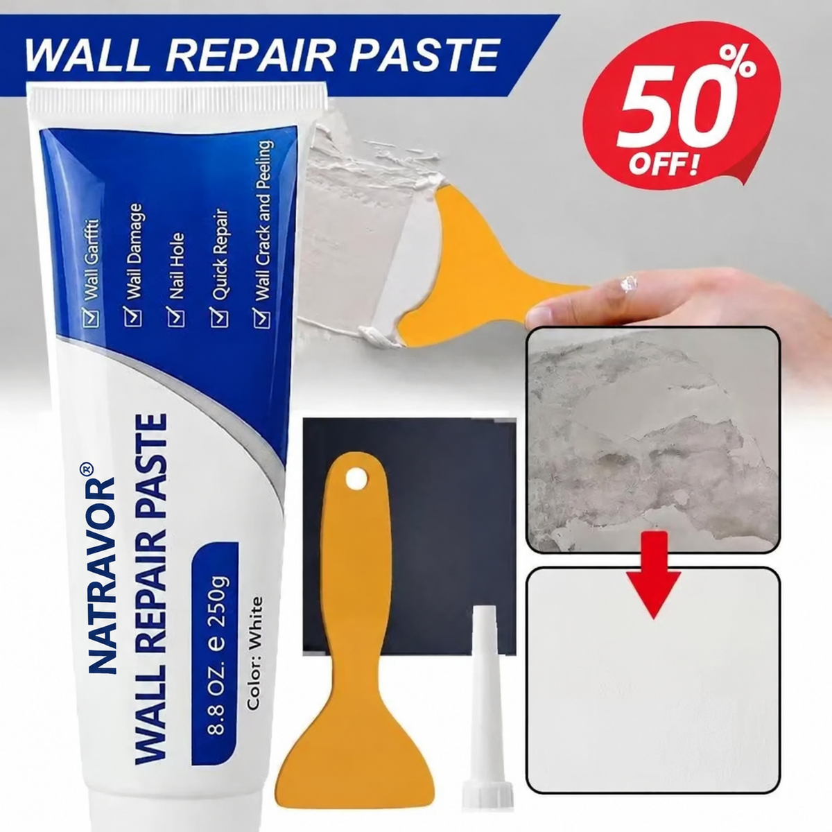 NATRAVOR® Wall Repair Paste