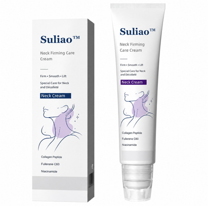 Roller Massage Neck Cream 🧴 Collagen & Hyaluronic Acid | Firms Neck, Reduces Wrinkles & Double Chin