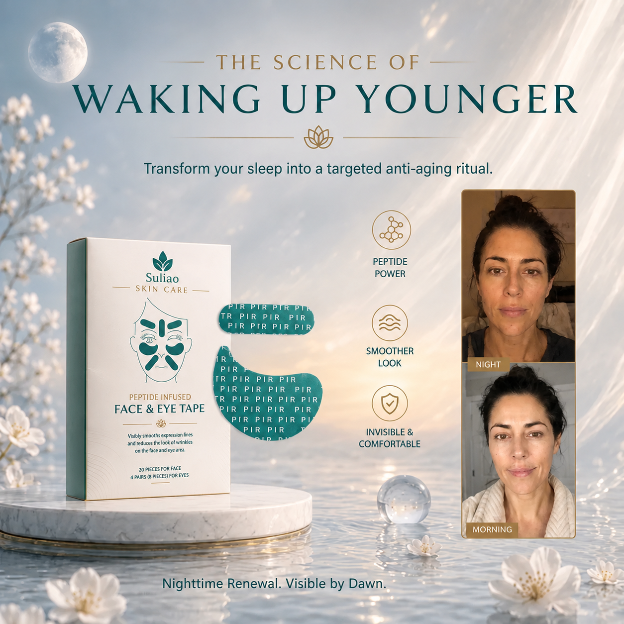 Suliao™ Radiance Lift Peptide Face & Eye Tape