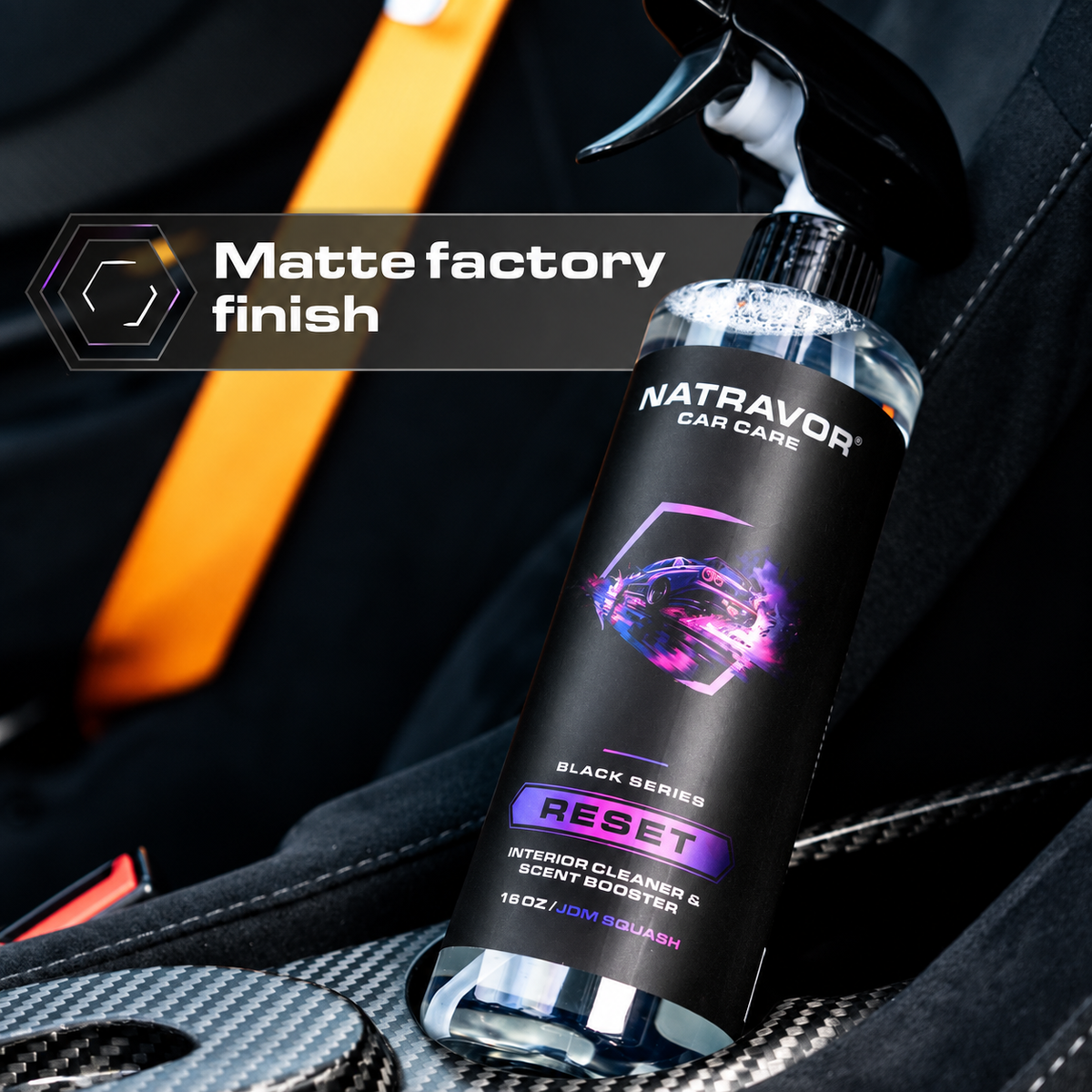 NATRAVOR® RESET Car Interior Cleaner & Scent Booster