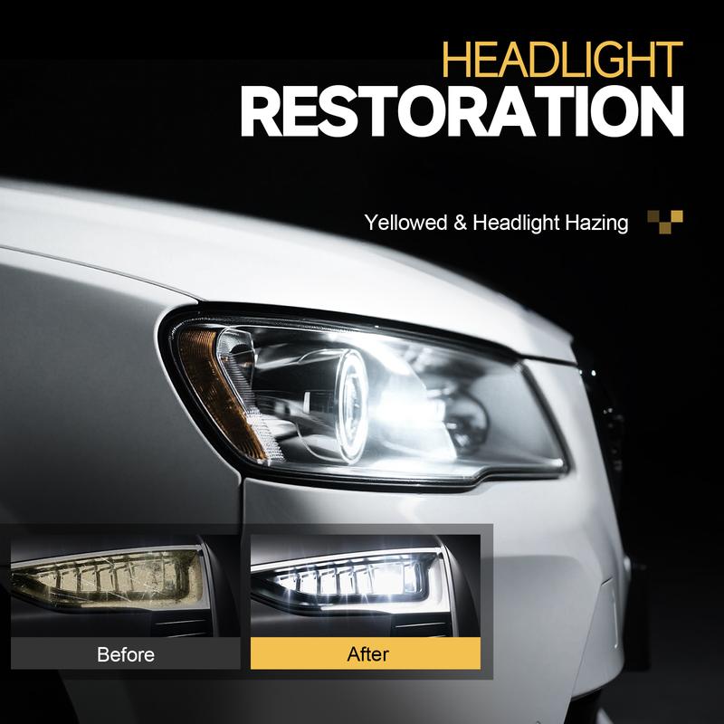 🚘 Headlight Restoration Kit with Ceramic Coating