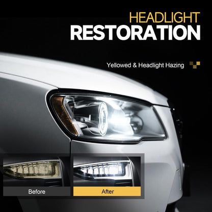🚘 Headlight Restoration Kit with Ceramic Coating