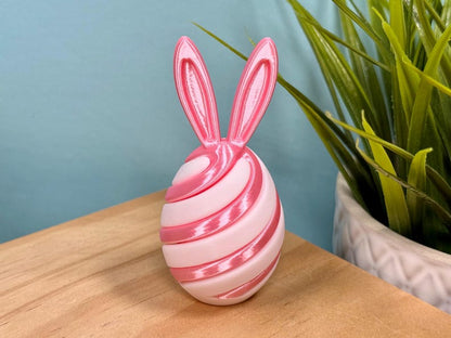 🔥Last Day Promotion! 🐰3D Printed Easter Egg Fidget Toy | Bunny Swirl Easter Basket