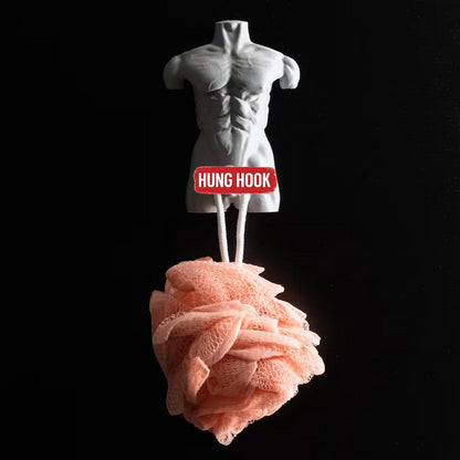 "Hung Hook" Fun Muscular Man Wall Hook