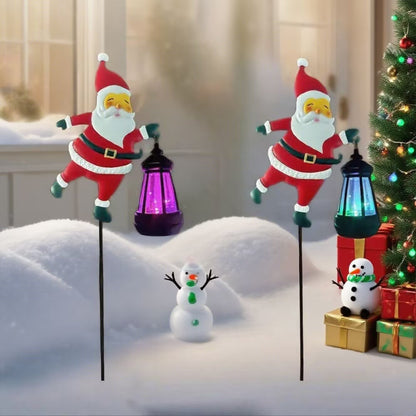 🔥Christmas Sale 49% Off-🎅Christmas Santa Solar Kettle Lights Garden Lawn Decorative Lights