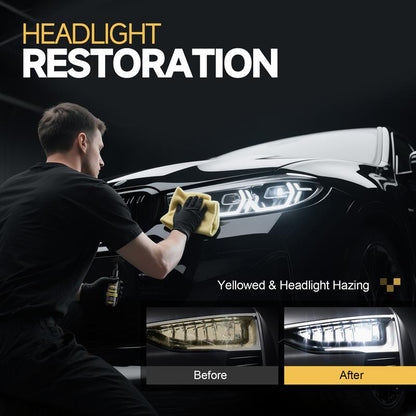 🚘 Headlight Restoration Kit with Ceramic Coating