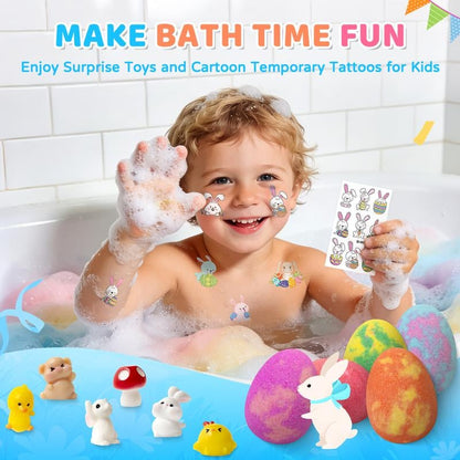 🐣🐰 BunnyBurst Surprise Bath Bombs for Kids