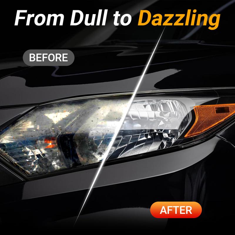 🚘 Headlight Restoration Kit with Ceramic Coating