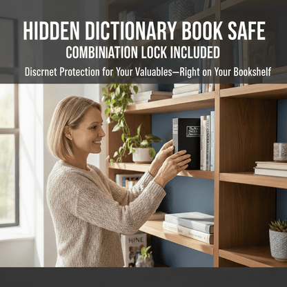 🔐Secret Hidden Dictionary Book Safe with Combination Lock