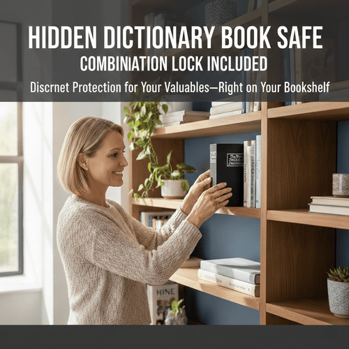 🔐Secret Hidden Dictionary Book Safe with Combination Lock