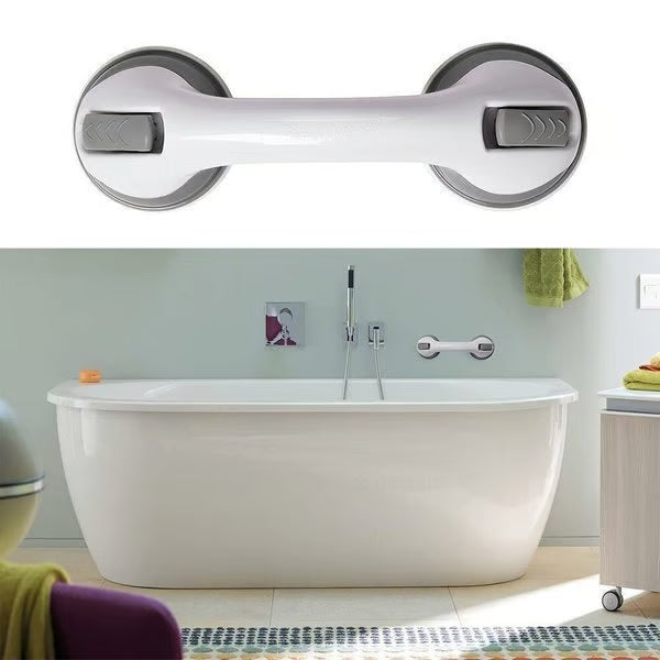 Sturdy Bathroom Shower Suction Cup Grab Bar Handle