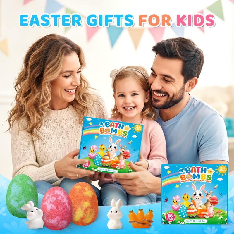 🐣🐰 BunnyBurst Surprise Bath Bombs for Kids