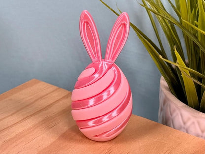 🔥Last Day Promotion! 🐰3D Printed Easter Egg Fidget Toy | Bunny Swirl Easter Basket