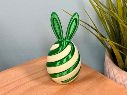 🔥Last Day Promotion! 🐰3D Printed Easter Egg Fidget Toy | Bunny Swirl Easter Basket