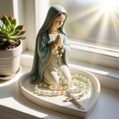 (🎁Last Day 49% OFF)🔥Virgin Mary Rosary Holder - ⌛Limited Handmade Series